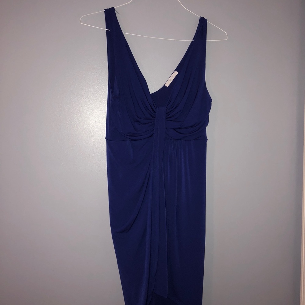 Lush Blue Bodycon Party Dress